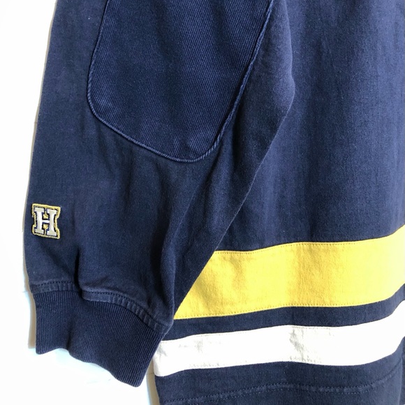 Vintage Tommy Hilfiger Athletics #88 Men's Blue Hockey Long Sleeve Jersey XL - Picture 12 of 15